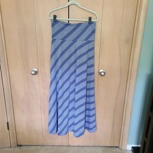 Lularoe striped maxi skirt